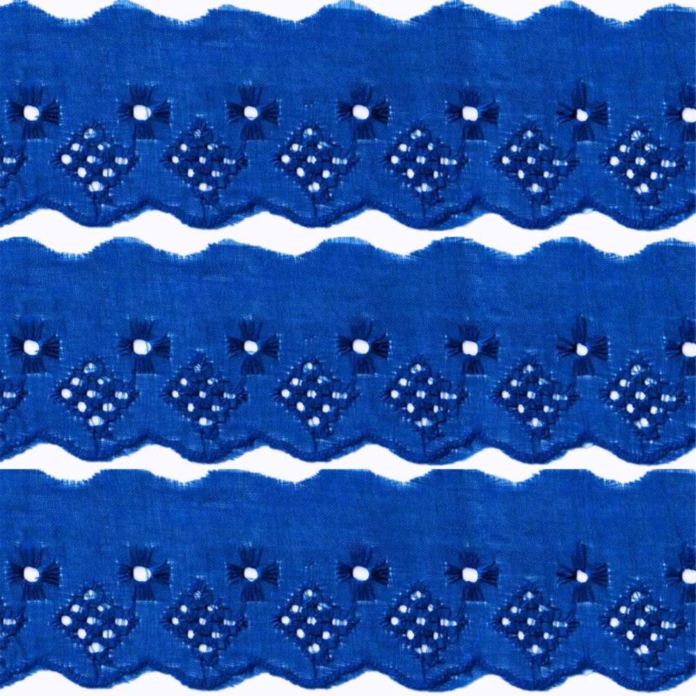 Bordado Inglês Laise Liso CTL 122 5cm por Metro