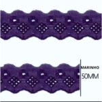 Bordado Inglês Laise Liso CTL 122 5cm por Metro