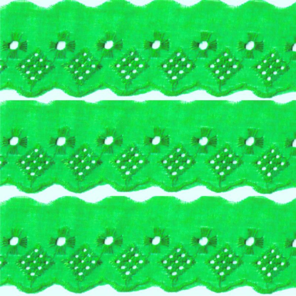 Bordado Inglês Laise Liso CTL 122 5cm por Metro