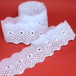 Bordado Inglês Laise Liso CTL 122 5cm por Metro