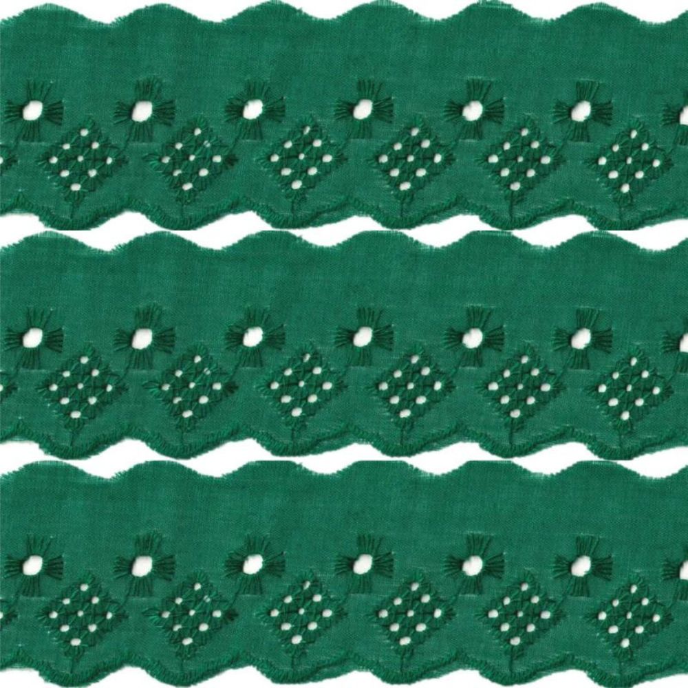 Bordado Inglês Laise Liso CTL 122 5cm por Metro