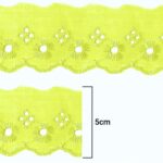 Bordado Inglês Laise Liso CTL 122 5cm por Metro