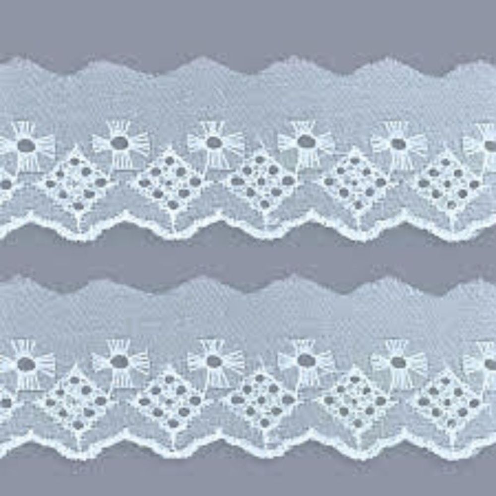 Bordado Inglês Laise Liso CTL 122 5cm por Metro