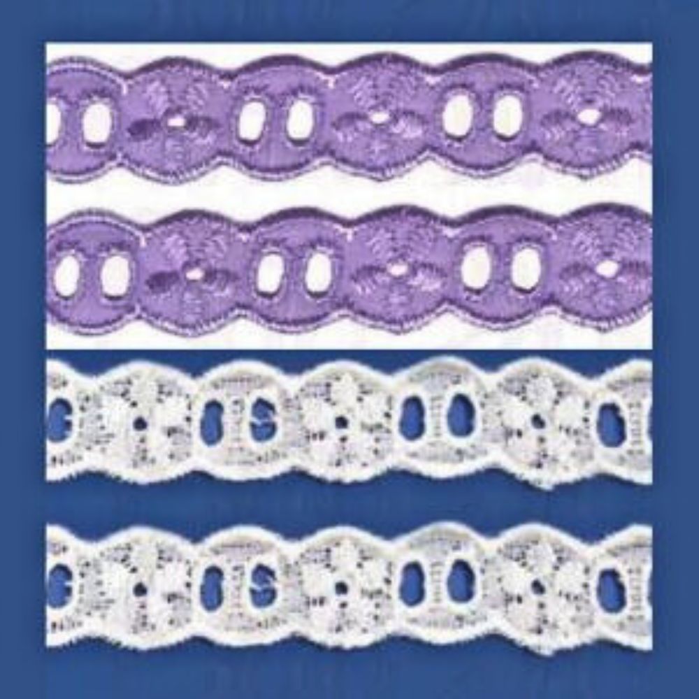 Bordado Inglês Passafita 1,5cm por Metro Ref: 59238