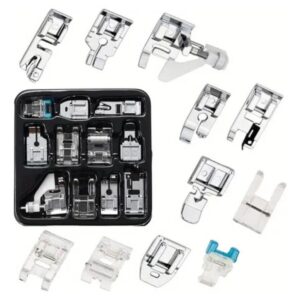 Conjunto 11 Peças Calcadores Máquina Costura Snap-on