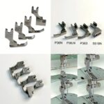 Conjunto de 4 Pés de Calcadores para Zíper Máquinas de Costura Industrial