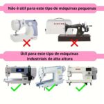 Conjunto de 4 Pés de Calcadores para Zíper Máquinas de Costura Industrial