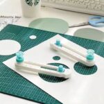 Cortador De Papel Circular De 2-20cm De Escala Ajustável Portátil Para Composto