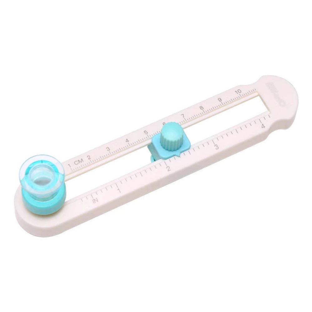 Cortador De Papel Circular De 2-20cm De Escala Ajustável Portátil Para Composto