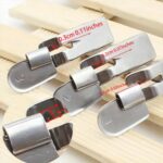 Kit 3 Pé Calcador Dobrável Rolante em Forma de Arco, Borda e Cintura de Saia