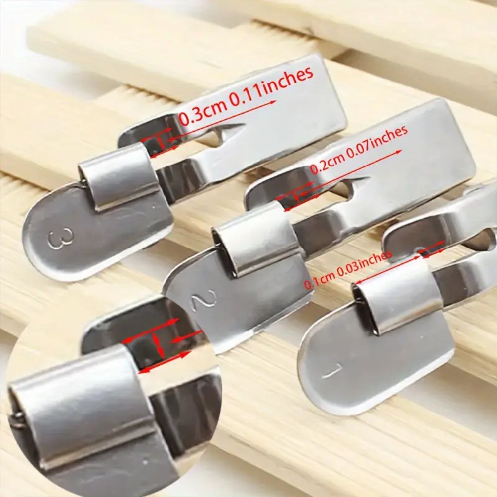 Kit 3 Pé Calcador Dobrável Rolante em Forma de Arco, Borda e Cintura de Saia