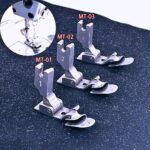 Kit 3 Pé Calcador Dobrável Rolante em Forma de Arco, Borda e Cintura de Saia