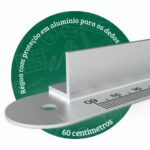 Kit 3 Réguas 30 60 e 100cm Aço