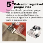 Kit 5 Calcadores Máquina Doméstica Singer Brother