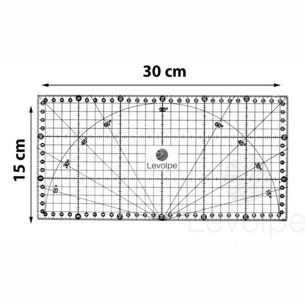 Kit 6 Réguas Acrílico