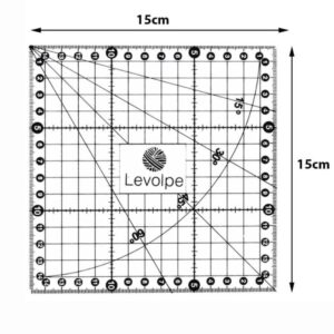 Kit 6 Réguas Acrílico Patchwork 15x60 15x30 5x60 5x30 15x15 Caixa De Leite