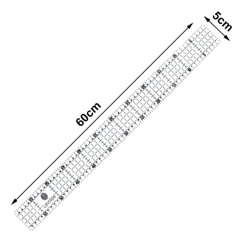 Kit 6 Réguas Acrílico