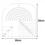 Kit 8 Réguas Patchwork Scrapbook