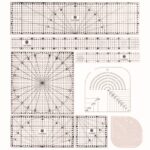 Kit 8 Réguas Patchwork Scrapbook