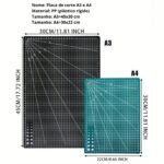 Base De Corte Dupla Face Patchwork Artesanato e Costura Várias Cores - A3 A4 A5