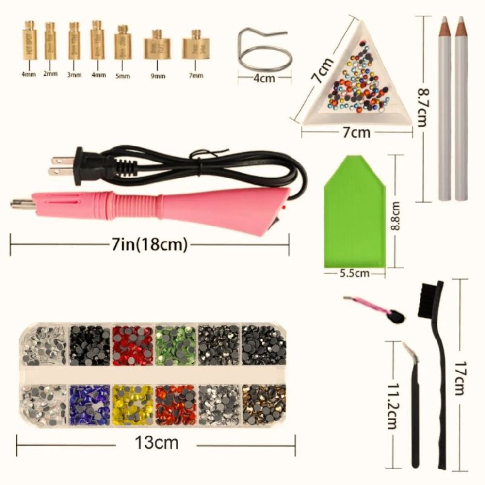 Kit Caneta Aplicadora de Strass