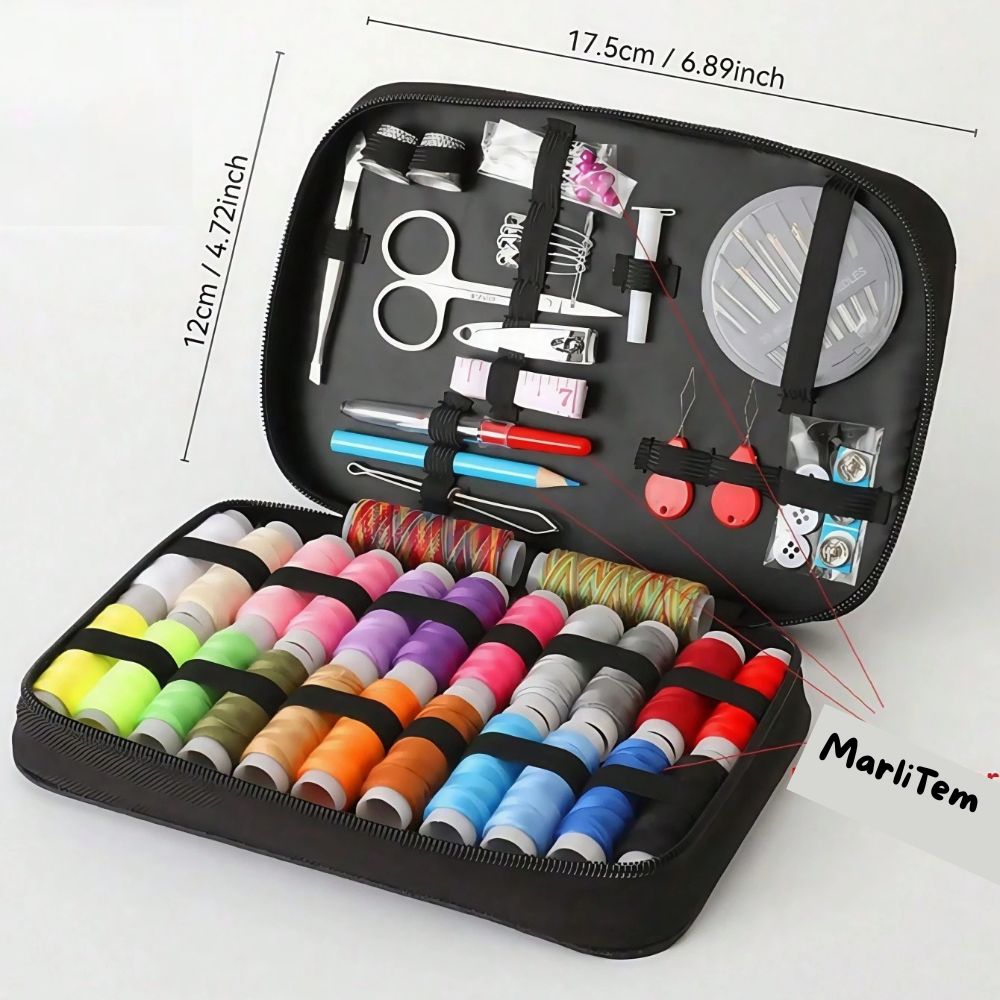 Kit De Costura Para Viagem Emergência Acessórios de Costura e Reparos
