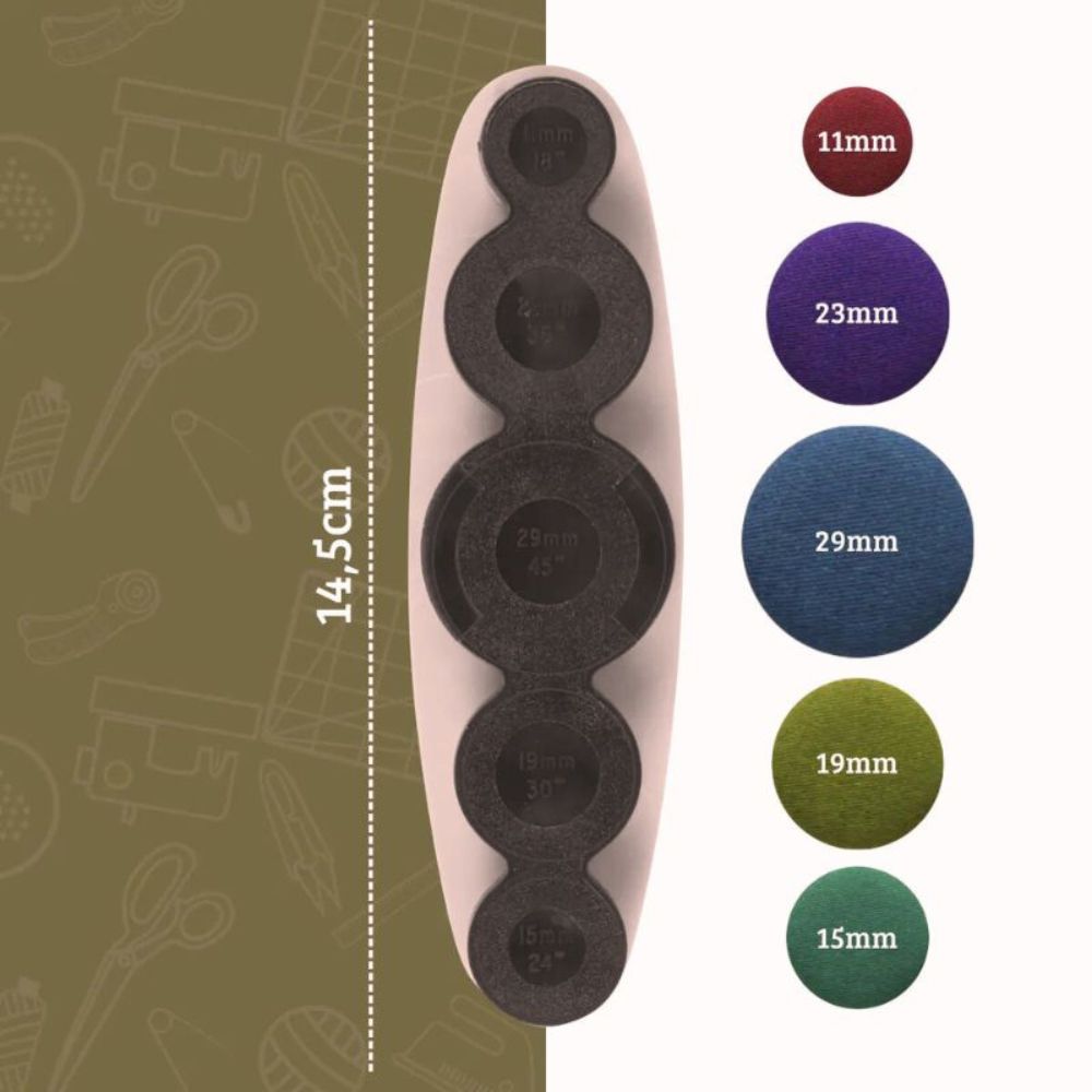 Kit Manual Para Encapar Botão Bombê