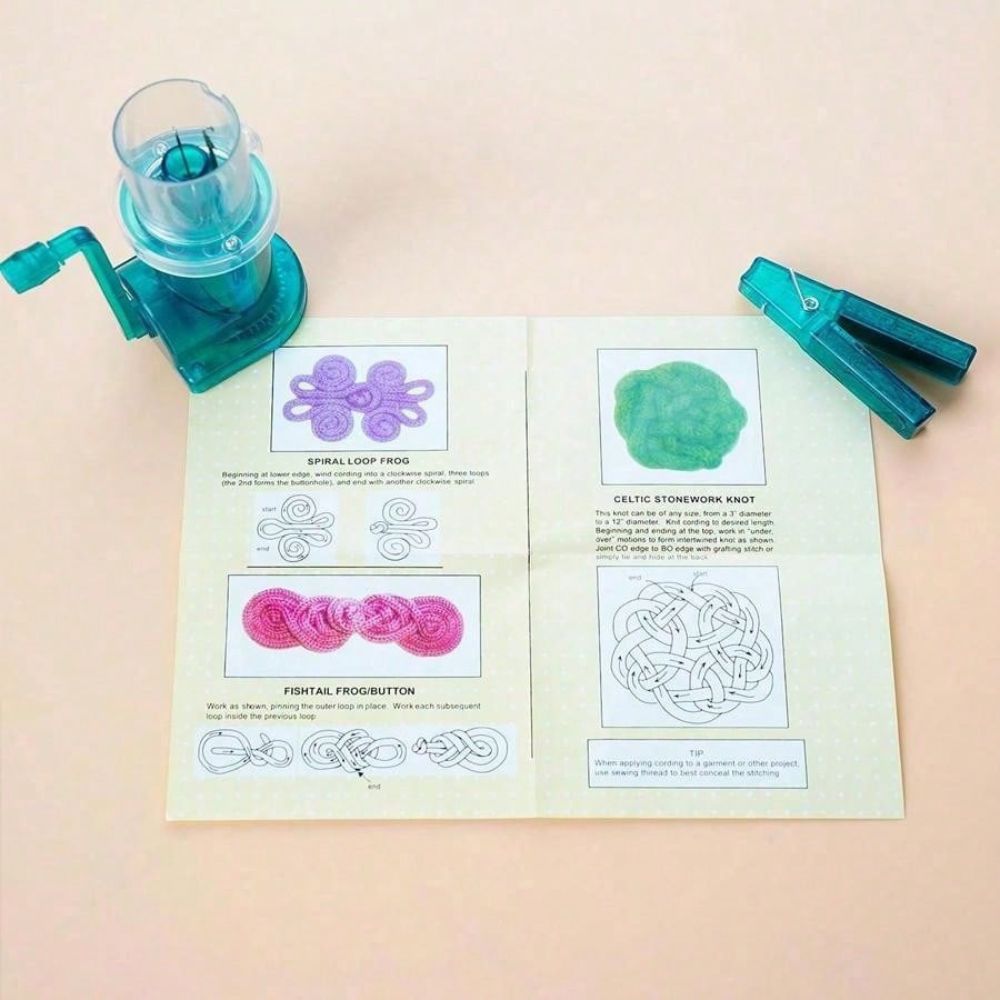 Máquina de Fazer Tricotin Tear Manivela Rabo De Gato