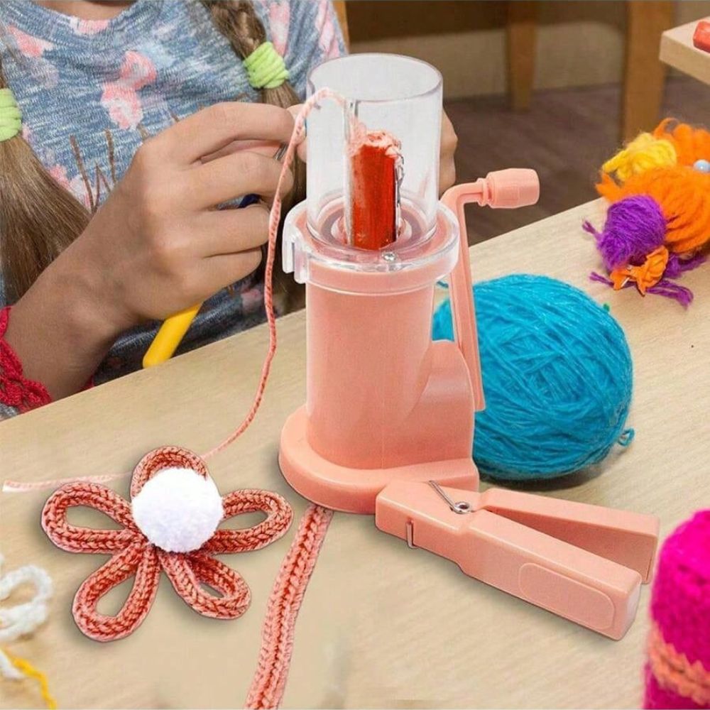 Máquina de Fazer Tricotin Tear Manivela Rabo De Gato