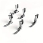 Pé Calcador Plano De Máquina De Costura Industrial De 5 Peças Em Aço