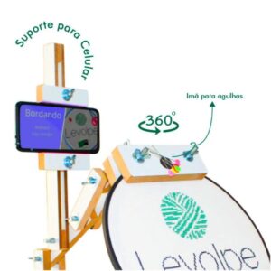 Suporte para Bastidor 3 Articulações Com Suporte Para Celular