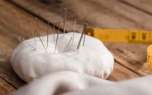 agulha de costura para cada tecido