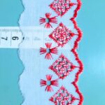 Bordado Inglês Bicolor Laise CTL 122 5cm por Metro