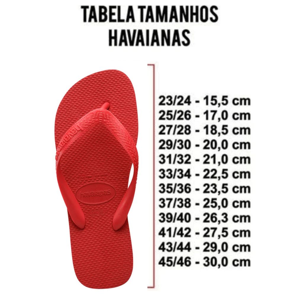 Chinelo Havaianas Top Feminino Adulto Tiras Grossas Original