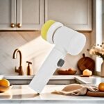 Escova Elétrica de Limpeza 5x1 Sem Fio Multiuso