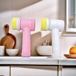 Escova Elétrica de Limpeza 5x1 Sem Fio Multiuso