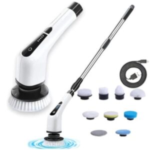 Esfregão Elétrico Escova Turbo Scrub Sem Fio 25W