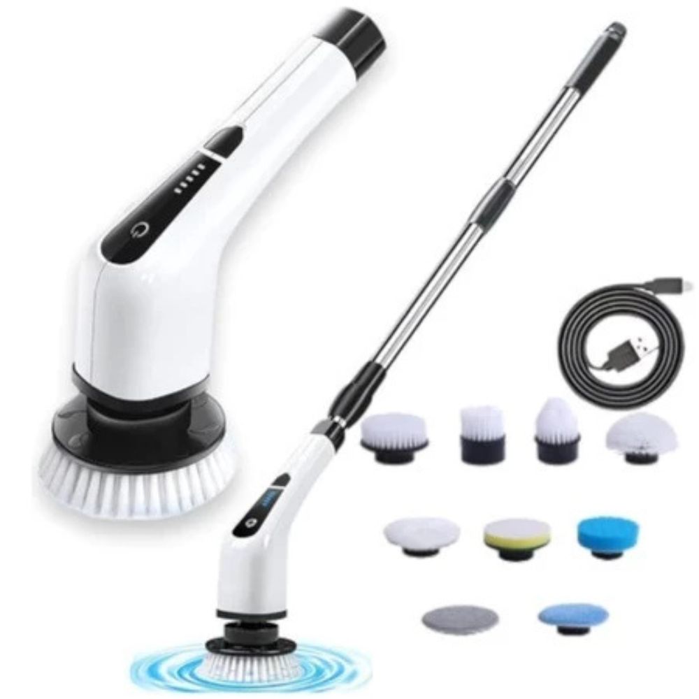Esfregão Elétrico Escova Turbo Scrub Sem Fio 25W