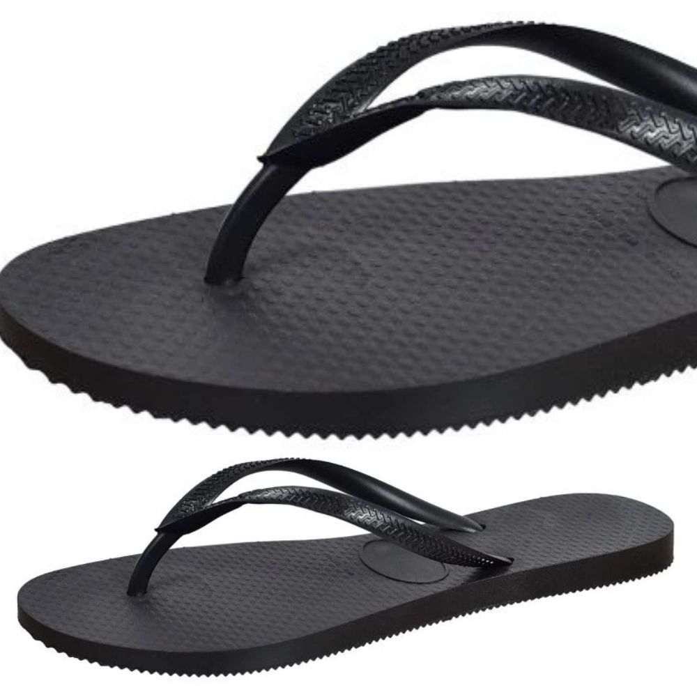 Kit 2 Pares Chinelos Slim Premium Antiderrapante