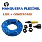 Kit Completo de Mangueira de Jardim, Casa e Campo Cor Variada - Vários Tamanhos