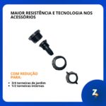 Kit Completo de Mangueira de Jardim, Casa e Campo Cor Variada - Vários Tamanhos