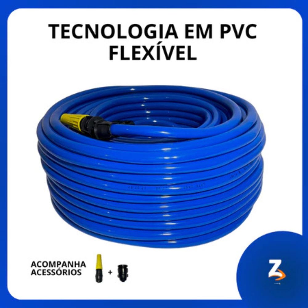 Kit Completo Mangueira de Jardim Casa e Campo 10 a 50m