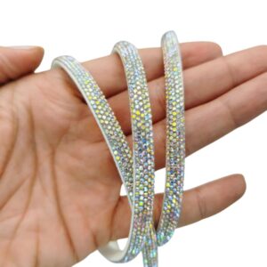 Meia Cana de Strass para Laços e Decorações