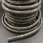 Meia Cana de Strass para Laços e Decoração