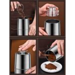 Moedor de Café e Cereais Elétrico Portátil Multifuncional Recarregável USB 110V