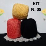 Super Oferta kit 3 Novelos Linha para Crochê