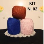 Super Oferta kit 3 Novelos Linha para Crochê