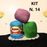 Super Oferta kit 3 Novelos Linha para Crochê