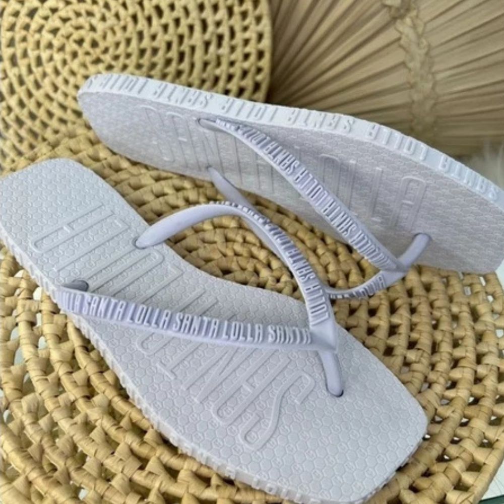 Chinelo Rasteira Neon Ponta Quadrada Verão Conforto