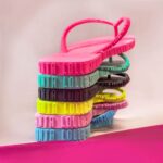 Chinelo Rasteira Neon Ponta Quadrada Verão Conforto